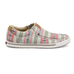 Hooey® Slip-On Loper Women’s 7M WHYC021 Western Flair Fabric Comfort Shoe – EUC